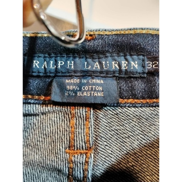 Ralph Lauren Tribeca 114  jeans Blue Label bootleg woman size 12/14 jean size 32 - Picture 7 of 9